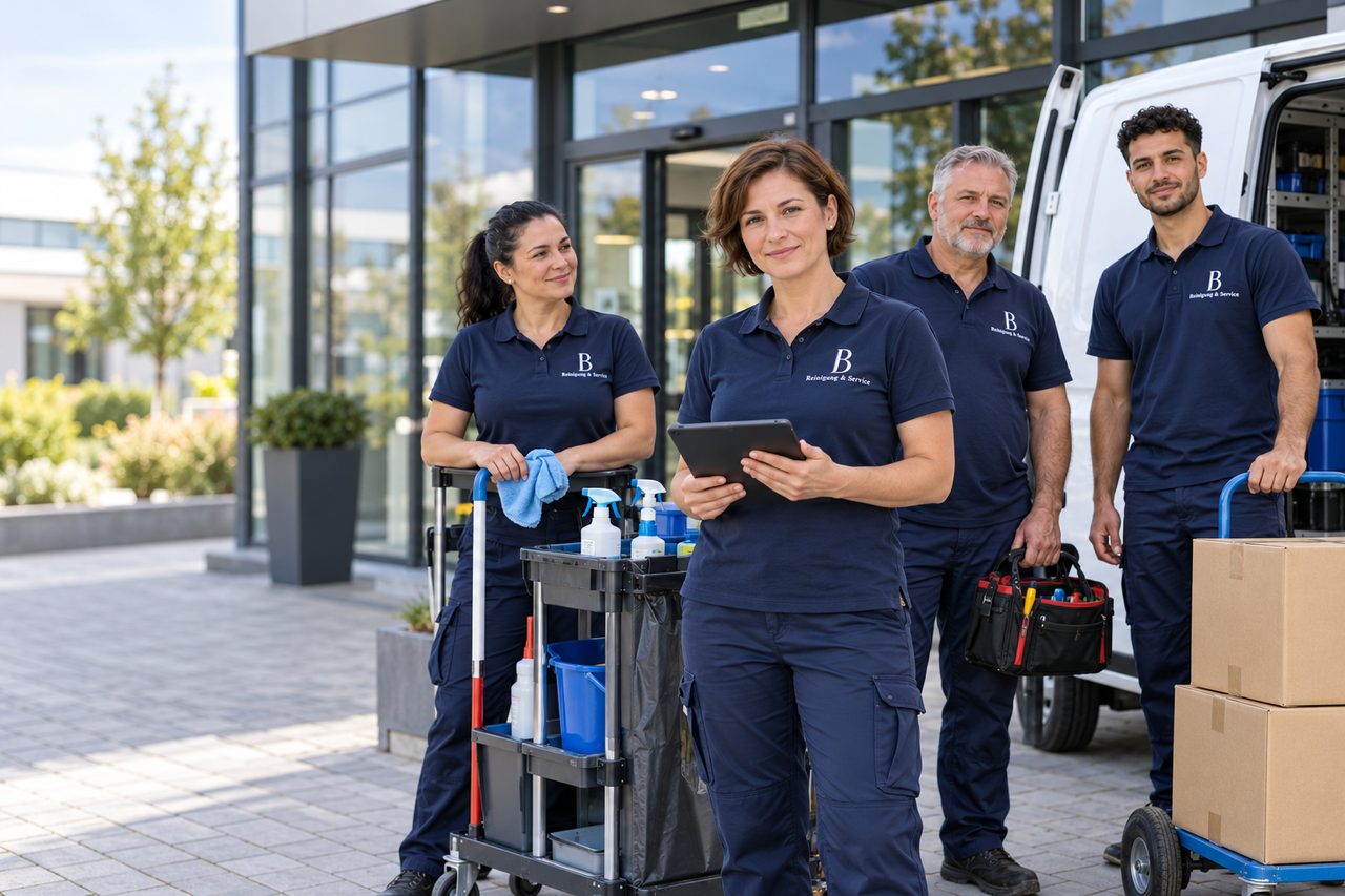 Das Team von BJ Reinigung & Service in Köln